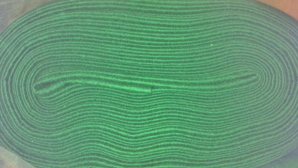 Tischfilz grün 180 cm breit