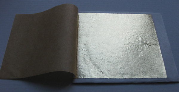 Schlagmetall 2 1/2 mittelgold, transfer - 25 Blatt 14x14 cm